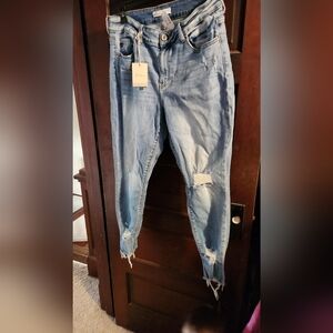 Maurices Kancan Women's Blue Distressed Jeans